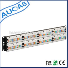 AMP 24 port 19" IU rack mount patch panel / 110 IDC CAT6 CAT5E anti-dust patch panel